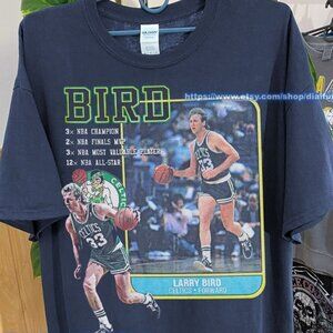 Larry Bird Shirt, Larry Bird Basketball Shirt, Vintage Larry Bird Shirt, Classic